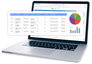 ProClass system dashboard displaying class schedules, user profiles, and reporting tools.