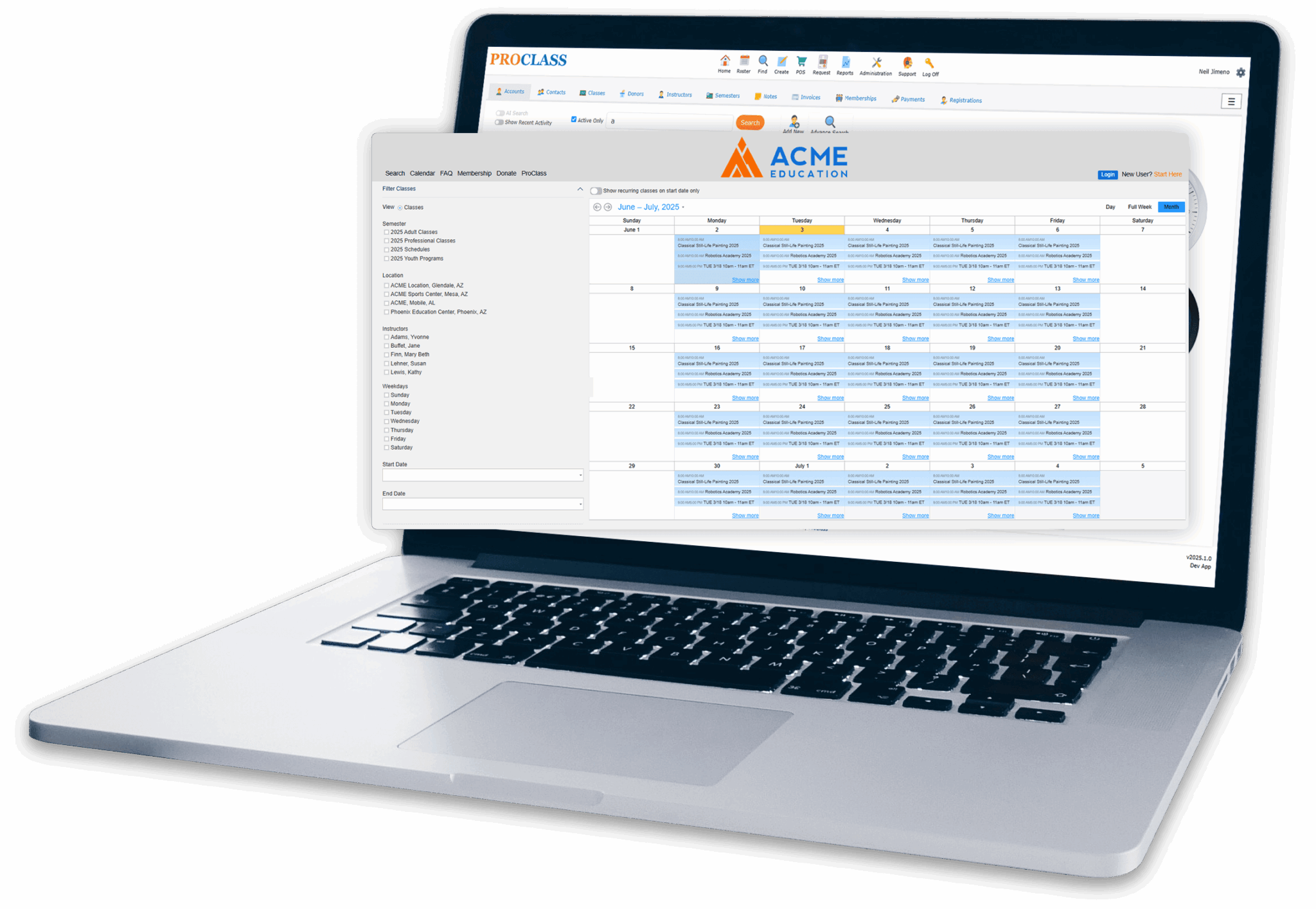 ProClass | Online Class Registration and Member Management Software ...